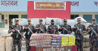 ব্রাহ্মণবাড়িয়া-কুমিল্লা সীমান্তে ১০ মাসে ১১০ কোটি টাকার চোরাই পণ্য জব্দ